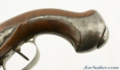 Pair of Unmarked Continental Flintlock Pocket Pistols - Image 15 of 15