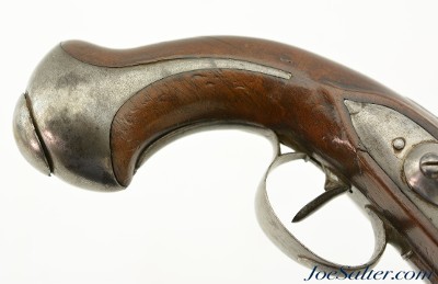 Pair of Unmarked Continental Flintlock Pocket Pistols - Image 12 of 15