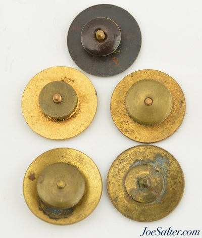 US Uniform Collar Discs Cavalry 5 Piece Collection Machine Gun Army Cavalry - Image 2 of 2