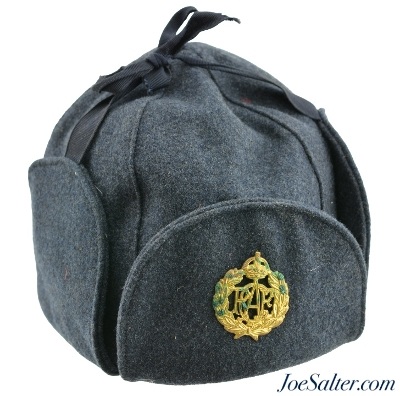 WWII RCAF Royal Canadian Air Force Winter Brill Cap - Image 1 of 6