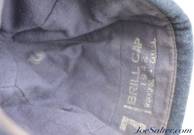 WWII RCAF Royal Canadian Air Force Winter Brill Cap - Image 5 of 6