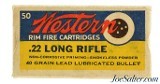 Western "Bullseye" Target Non Corrosive Logo 22 LR Ammo Full Box 1931 - 1 of 6