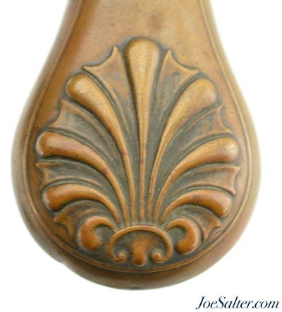 Antique Shell Style Pistol Powder Flask - Image 4 of 6