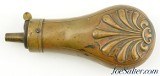 Antique Shell Style Pistol Powder Flask - Image 2 of 6