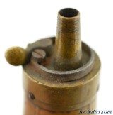 Antique Shell Style Pistol Powder Flask - Image 5 of 6