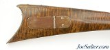 NH Made Full Stock New England Flintlock 45 Cal. Long Rifle & Custom Powder Horn - 3 of 15