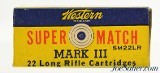 Western Super-Match Mark III 22 LR Ammunition Full Box - 2 of 7