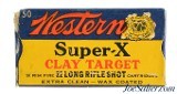 1937 Western Super-X Clay Target 22 LR Shot Full Box - 1 of 7