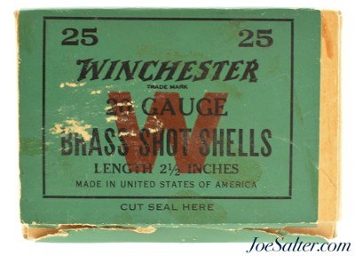Excellent Full Box Winchester 20 Gauge Brass Shot Shells 2 ½ Inch Unfired - Image 2 of 6