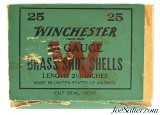 Excellent Full Box Winchester 20 Gauge Brass Shot Shells 2 ½ Inch Unfired - Image 2 of 6