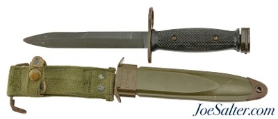 Vietnam Era US M7 Bayonet BOC with US M8A1 Scabbard PWH M-16