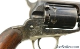 Engraved Remington New Model 1858 38 Caliber Conversion Revolver 7 ½ Inch - 4 of 15