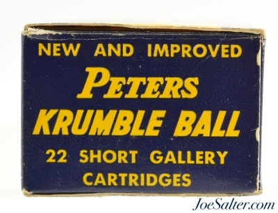Peters Krumble Ball 22 Short Gallery Ammo Commerical 1962 Issue Full 250 Rds - Image 3 of 7