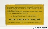 Peters Match 22 LR Ammo Full Box 1953 Issues "Unique" Bullet - 6 of 7