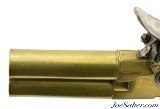 British Brass Frame Flintlock Tap-Action Pistol by J. & W. Richards - Image 10 of 12