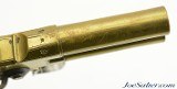 British Brass Frame Flintlock Tap-Action Pistol by J. & W. Richards - Image 12 of 12