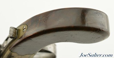 British Brass Frame Flintlock Tap-Action Pistol by J. & W. Richards - Image 8 of 12