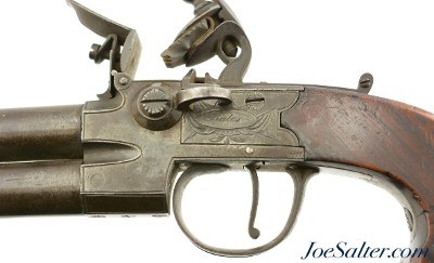 British Iron Frame Tap-Action Flintlock Pistol by Bates of London - Image 6 of 14