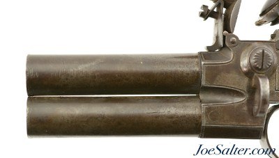 British Iron Frame Tap-Action Flintlock Pistol by Bates of London - Image 8 of 14