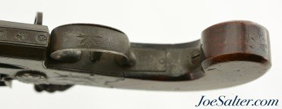 British Iron Frame Tap-Action Flintlock Pistol by Bates of London - Image 12 of 14