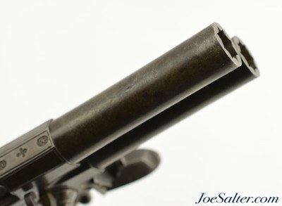 British Iron Frame Tap-Action Flintlock Pistol by Bates of London - Image 14 of 14