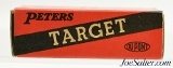 Peters 22 Short Target Ammo Full Box 50 Rounds 1948 Red "Target" Issue - 2 of 7