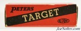 Peters 22 Short Target Ammo Full Box 50 Rounds 1948 Red "Target" Issue - 4 of 7