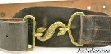 WWI Canadian Military Snake Clasp Leather Belt Ottawa 1912 - 2 of 7