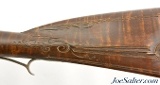 Custom NH Made 50 Caliber Flintlock Rifle & Custom Powder Horn - 10 of 15
