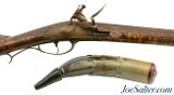 Custom NH Made 50 Caliber Flintlock Rifle & Custom Powder Horn - 1 of 15