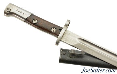 Belgium M1924 Mauser Export Bayonet and Scabbard - Image 1 of 8