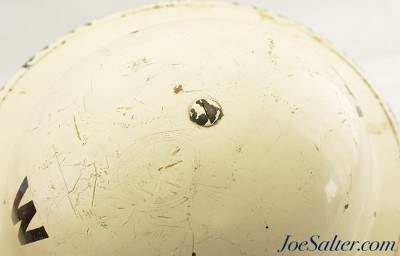 Canadian Civil Defense Brodie Helmet MkII Warden 1938 - Image 3 of 5