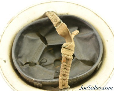 Canadian Civil Defense Brodie Helmet MkII Warden 1938 - Image 4 of 5