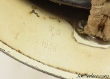 Canadian Civil Defense Brodie Helmet MkII Warden 1938 - Image 5 of 5