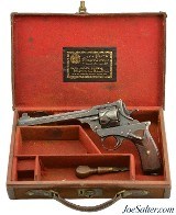 Cased Webley-Fosbery Model 1903 Target Revolver Belonging to Capt. James R.M. Wilson, OBE - Image 1 of 15