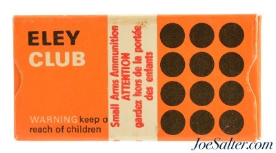 IMI Eley Club 22 LR Ammunition Kynoch England Full Box 1960's - Image 1 of 4