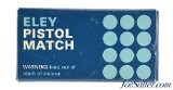 IMI Eley Pistol Match 22 LR Ammunition Kynoch England Full Box 1960's