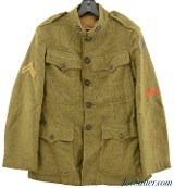 Rare US WWI Service Coat M1917 Winter Wool 26th "Yankee" Division - 1 of 9