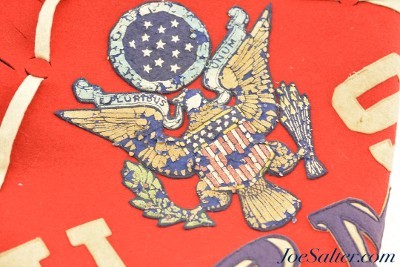 Rare Felt US Army on the Mexican Border Pillow Cover Circa 1915 - Image 5 of 5