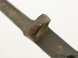 Original U.S. WWII M1941 Johnson Rifle Spike Bayonet with Scabbard - 3 of 10
