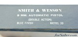 High Condition Boxed Smith & Wesson Model 39-2 Pistol 9mm 1981 - 13 of 13
