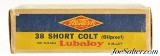 Western 38 Short Colt Ammo "Bullseye" Target Logo Box Lubaloy 50 Rds - Image 4 of 7