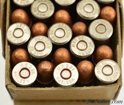 Full Box Western "Bullseye" Target Logo 38 S&W Ammo Lubaloy Bullet - Image 7 of 7