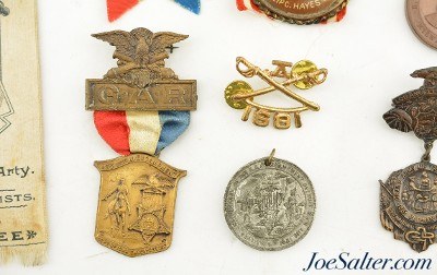 G.A.R. Encampment Medals and Ribbons Mass Illinois WI Iowa Detroit - Image 4 of 10