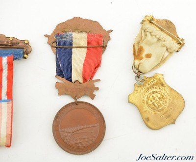 G.A.R. Encampment Medals and Ribbons Mass Illinois WI Iowa Detroit - Image 9 of 10