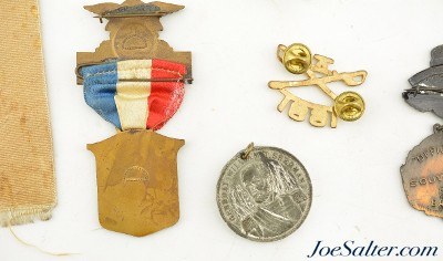 G.A.R. Encampment Medals and Ribbons Mass Illinois WI Iowa Detroit - Image 7 of 10