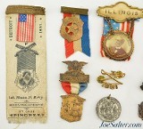 G.A.R. Encampment Medals and Ribbons Mass Illinois WI Iowa Detroit - Image 2 of 10