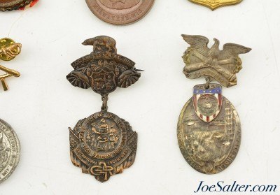 G.A.R. Encampment Medals and Ribbons Mass Illinois WI Iowa Detroit - Image 5 of 10