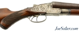 Engraved Meriden Firearms Co. A.J. Aubrey SxS 12 GA Shotgun - 1 of 15
