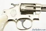 Published Rare 2 Digit SN Smith & Wesson 32 HE 1903 Nickel & Pearl Grips C&R - 3 of 13